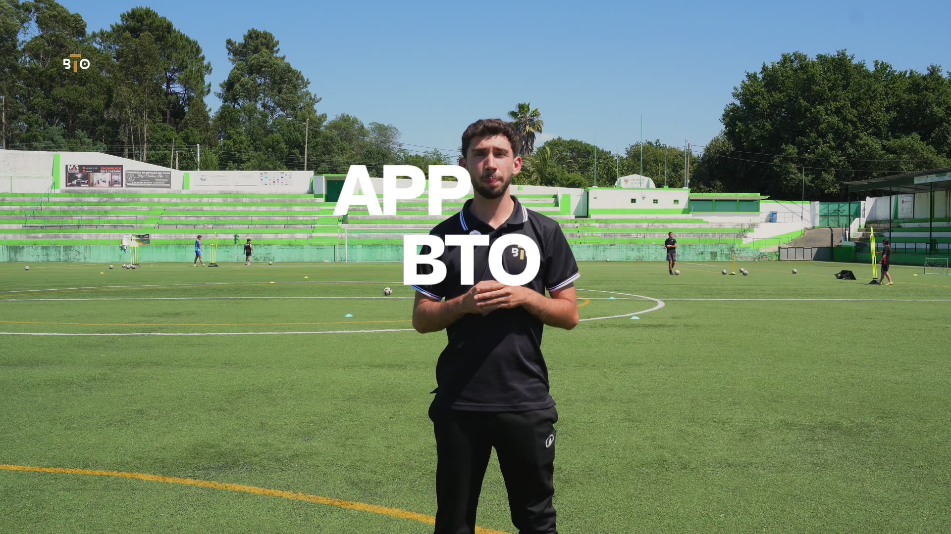 Capa da apresentação da App BTO